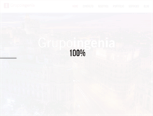 Tablet Screenshot of grupo-ingenia.es